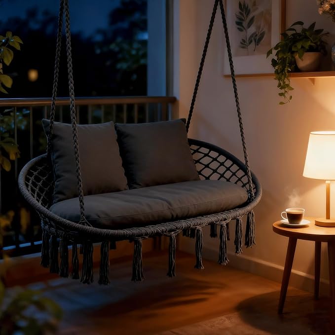 Magshion Double Hammock Swing Chair - Image 4