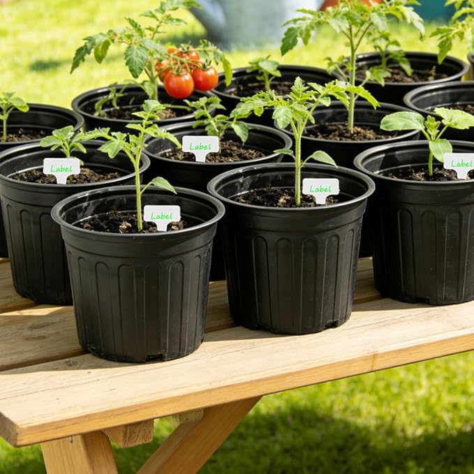 72-Pack 2/2.5/3 Gallon Flexible Plastic Plant Pots, Thickened Soft Seed - Image 8