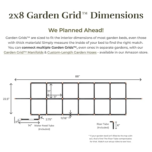 Garden Grid Watering System | Raised Garden Bed Drip Irrigation System – But - Image 8