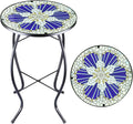 12 Inch Small Outdoor Side Table by Arbuxzuy