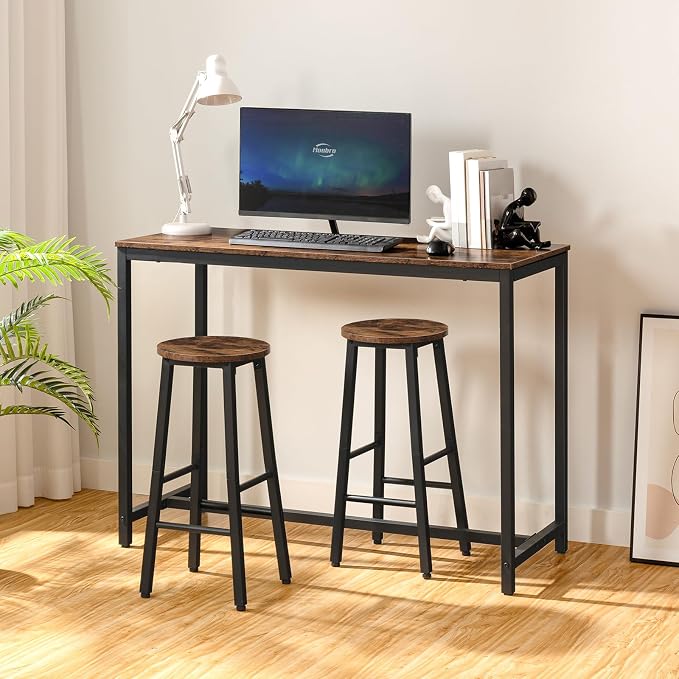 HOOBRO Bar Stools, Barstools Set of 2, Counter Height Barstools, 24.8" Bar - Image 8