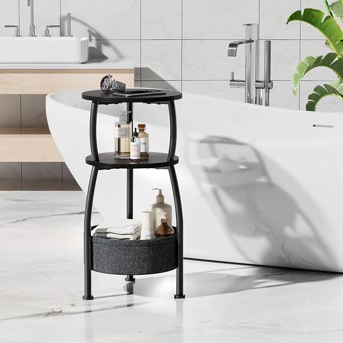 Small Round Side Table for Living Room - Image 9