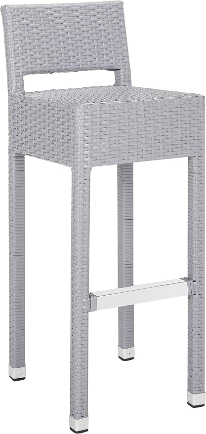 SAFAVIEH FOX5212A Collection Landry Black Indoor/Outdoor Bar Stool - Image 4