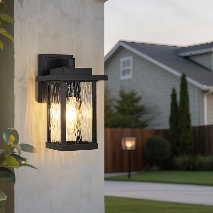 Outdoor Wall Light Fixtures, Modern Exterior Wall Mount Lanterns, Outside Wall - Image 2