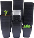 Square Nursery Pots 2.7 Inch, Seed Starting Pot by RooTrimmer