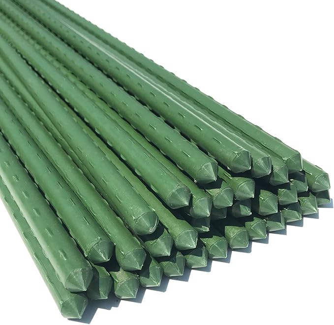 WAENLIR Garden Stakes 57 inch 4.8ft Sturdy Tomato Stakes, Plant Stakes by WAENLIR