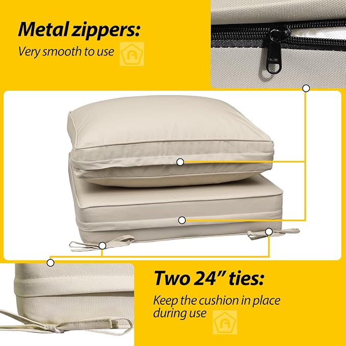 AAAAAcessories Outdoor Deep Seat Cushions - Image 3