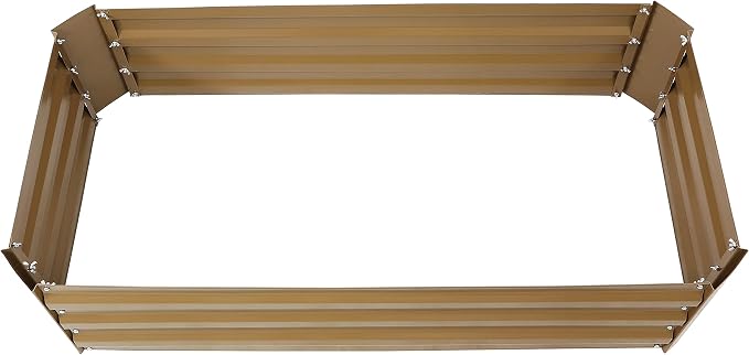 Sunnydaze 11.75" H Raised Metal Garden Bed - Image 9