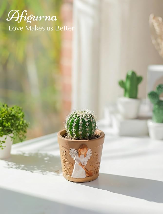 Gardening Gifts for Women: Hand-Painted 3D Art Planter for Plant Lover - Image 9