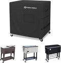 Porch Shield Waterproof Rolling 80-100 Qt Cooler Cart Cover Fits Most Patio Ice by PorchShield