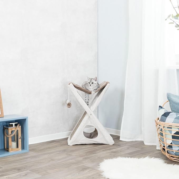 TRIXIE Miguel Fold and Store Cat Hammock, Indoor Cat Furniture - Image 3