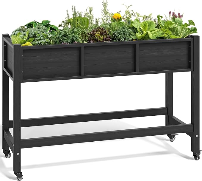 YITAHOME Raised Garden Bed HDPE, Herb Garden Bed by YITAHOME