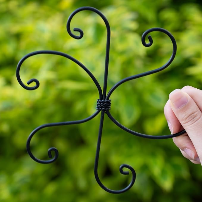 Black Monstera Plant Support Hook - Image 5