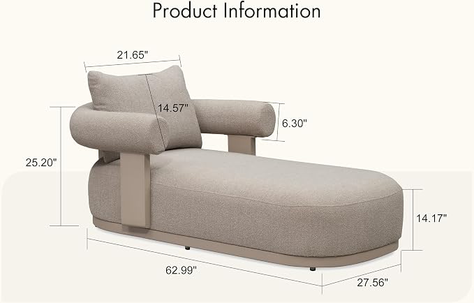 PURPLE LEAF Outdoor Chaise Lounge Set of 4 Chair Modern Aluminum Lounger Daybed - Image 2