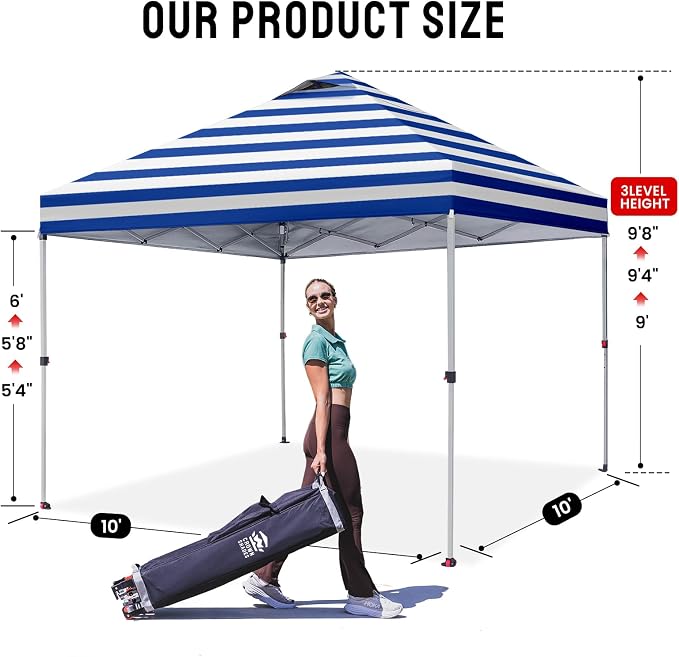 CROWN SHADES 10x10 Pop Up Canopy - Image 6