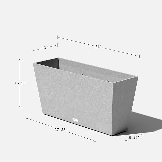 Veradek Pure Series Midori Trough Planter - Image 2