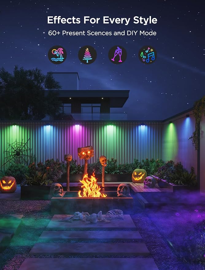 Govee Outdoor Deck Lights, Smart WiFi Outdoor Lights Work - Image 2
