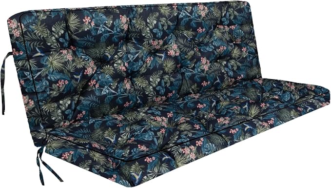 Outside Benches Cushion with Backrest, Thicken Waterproof Swing Cushions 2/3 by Unknown