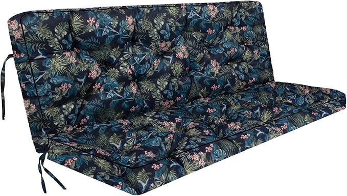 Outside Benches Cushion with Backrest, Thicken Waterproof Swing Cushions 2/3 by Unknown