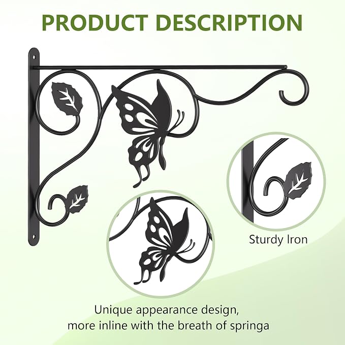 2 Pack Heavy Duty Plant Hooks for Hanging - Image 5