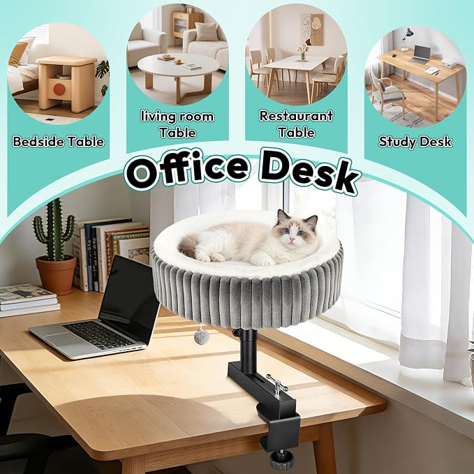 TNELTUEB Cat Desk Bed - Image 7