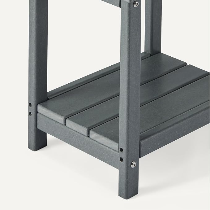 Amazon Basics Outdoor Side Table, 41.91cm x 32cm x 41.91cm - Image 4