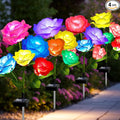 Mothers Day Gifts Solar Garden Decor Outdoor Lights, 4 Pack Waterproof Garden by OSTRITEC
