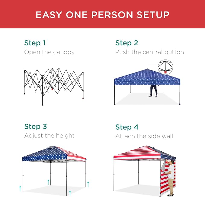 Best Choice Products 10x10ft Pop Up Canopy Tent - Image 3
