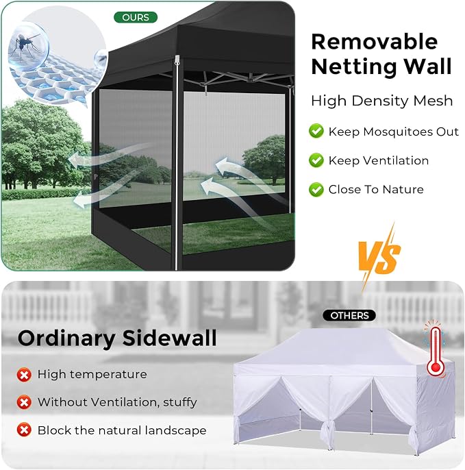 COBIZI 10x30 Heavy Duty Pop Up Canopy - Image 4