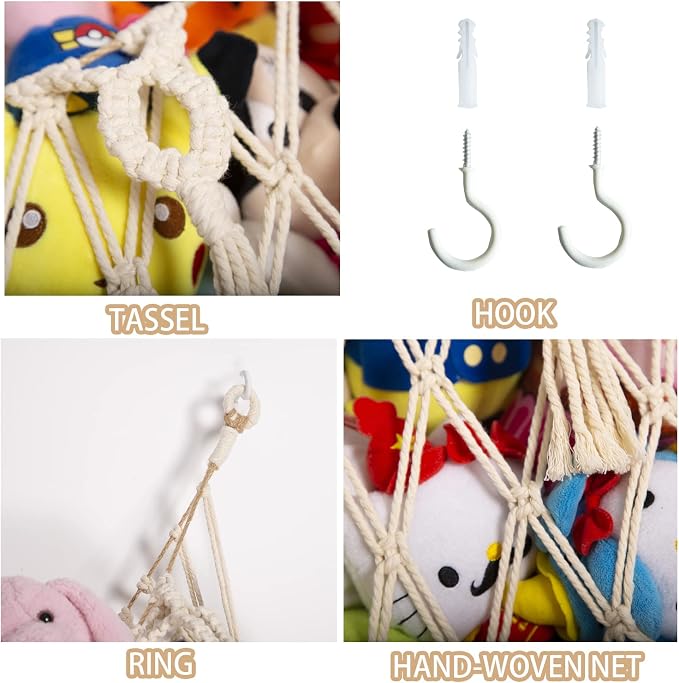 Stuffed Animal Net or Hammock Wall Hanging Net - Image 7