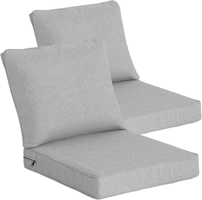 Goodgoods 24 x 28 Outdoor Patio Deep Seat Cushions 2-Pack, 1000+ Hours by Goodgoods