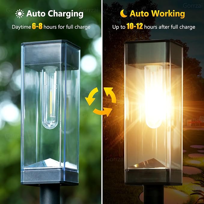 Solar Pathway Lights Outdoor Waterproof Solar Outdoor Lights - Image 5