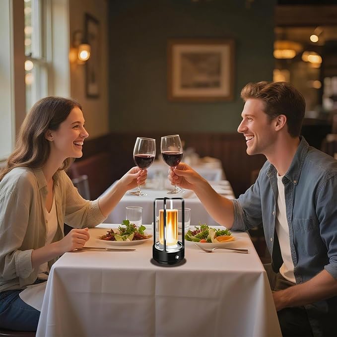 Portable Metal Table Lamp, 4000 mAh Rechargeable Outdoor Table Lamp, 3 Color - Image 8