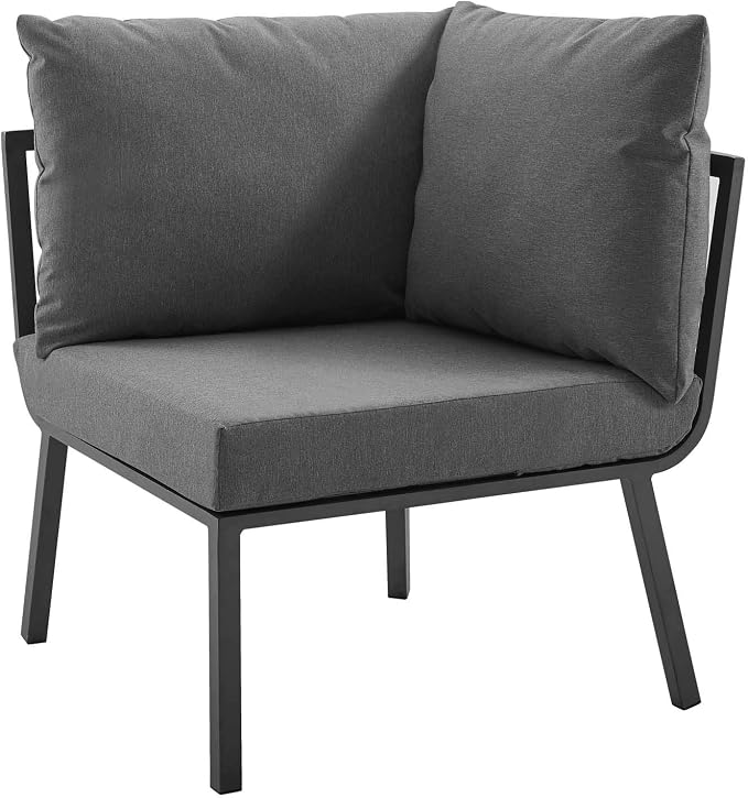 Modway Riverside Outdoor Patio Aluminum Sectional Set - Image 3