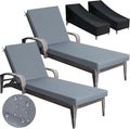 Patelai 2 Pcs Outdoor Chaise Lounge Cushions by Patelai