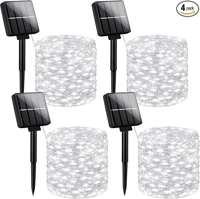 Brightever Solar Powered String Lights Outdoor Waterproof, Solar Fairy Lights by Brightever