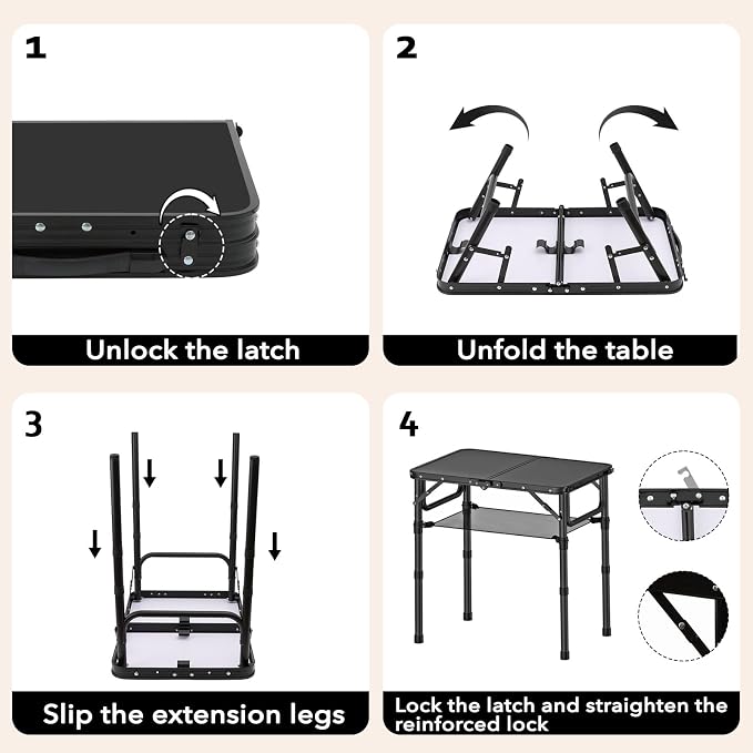 Small Folding Camping Table - Image 6