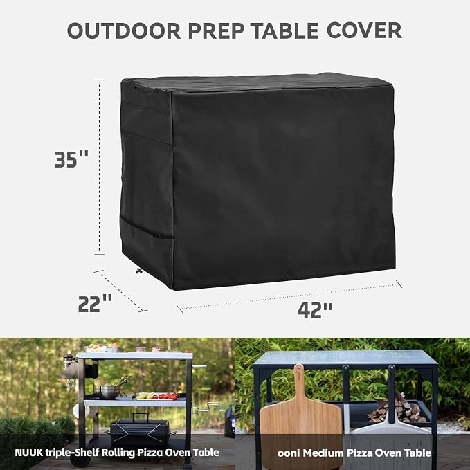 Outdoor Prep Table Cover- Heavy Duty Waterproof Cover - Image 2