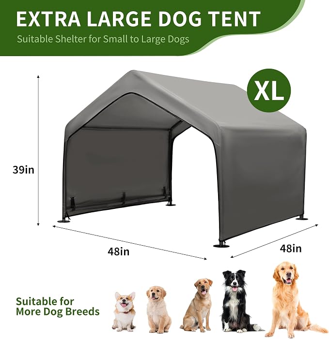 Summertrail Extra Large Dog House Outside, Dog Tent Outdoor, Big Dog Shade - Image 4
