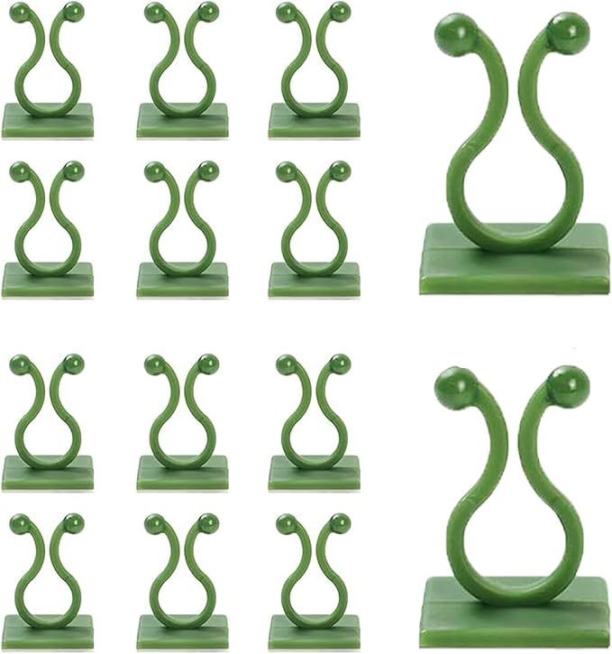 100Pcs Plant Climbing Wall Fixture Clips, Plant Vine Wall Clips Self-Adhesive by Beyoslf