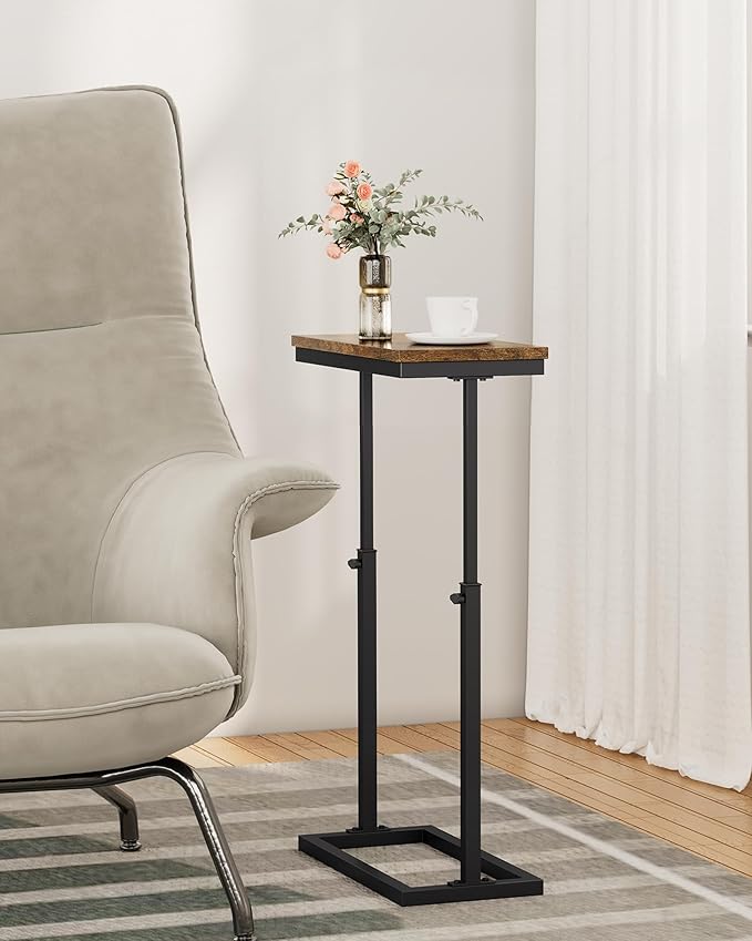 TUTOTAK End Table, Side Table, Tall Couch Table, Sofa Table, Living Room - Image 5