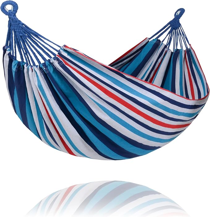 SUNCREAT Hammock Replacement for Stand, Double Hammock Without Stand, Ocean by SUNCREAT