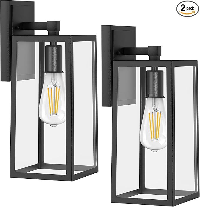 PARTPHONER Outdoor Light Fixtures Wall Mount, Porch Light, Waterproof Exterior by Unknown