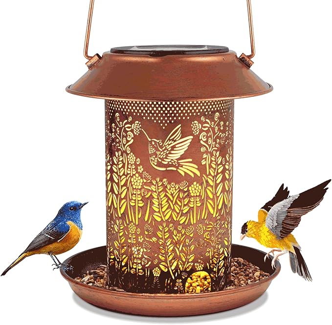 Bird Feeders for Outdoors Hummingbird Garden Decor Mothers Day Birthdays Gifts by Tepaken