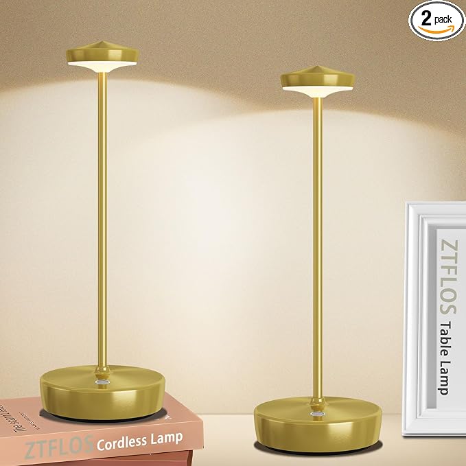 Rechargeable Cordless LED Table Lamp, 5000mAh Battery by ZTFLOS