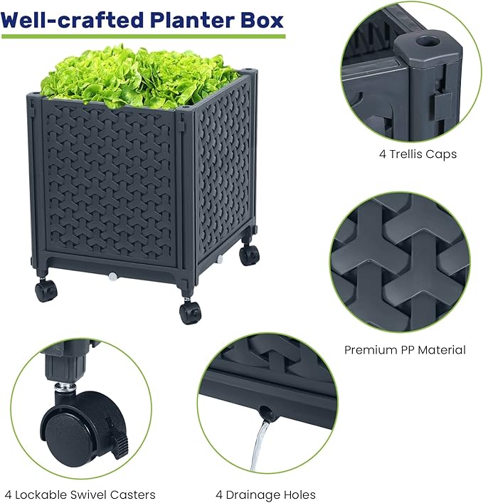 LINEX Raised Garden Bed Planter Box - Image 3