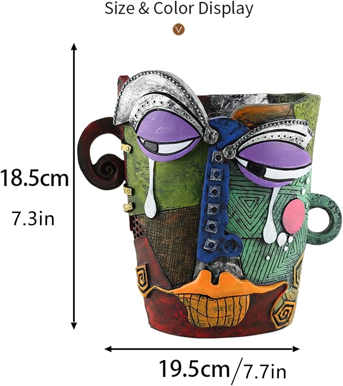 Picasso Brutalist Abstract Face Planter - Image 7