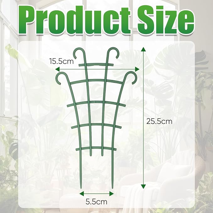 6PCS Plant Support Stakes, Stackable Plant Trellis - Image 7