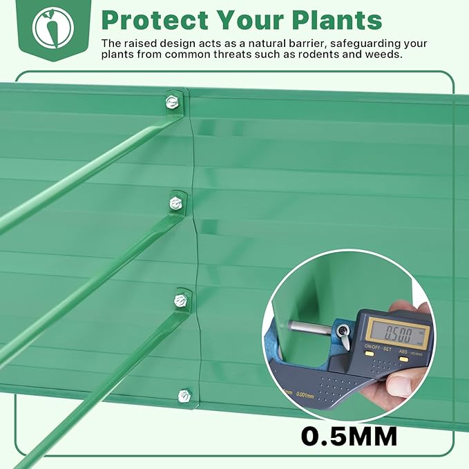 ONCEMORE Galvanized Raised Garden Bed - Image 4