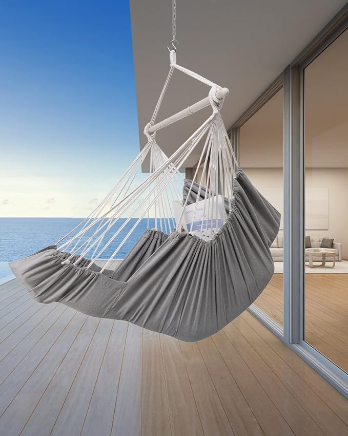 Miztli Hammock Chair Hanging Chair Swing - Image 5